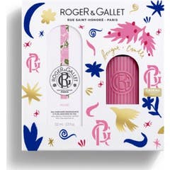 Roger & Gallet Cofre Rose Agua Perfumada 100ml + Vela 75g