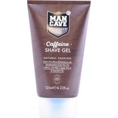 Man Cave Caffeine Shave Gel Natural Shaving 125ml