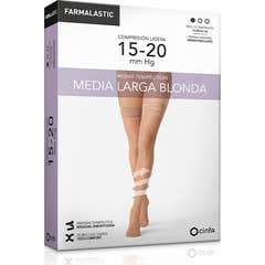 Farmalastic Mittellange Blonde Kompression Leicht L Camel 1 Paar