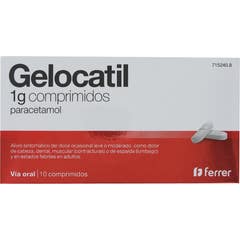 Gelocatil 1g 10compr