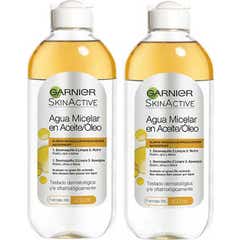 Garnier Skinactive Agua Micelar en Aceite 2x400ml