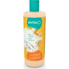 Alvita gel baño miel y yogur 750ml