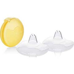 Medela Bt Breast Contact Silic Transp Lge B 2uds