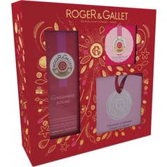 Roger &amp; Gallet Red Ginger Chest + mydło + ceramiczna płytka