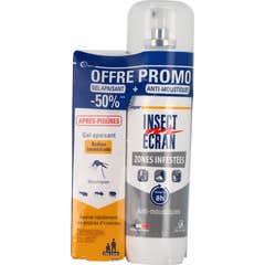 Insect Ecran Set Zonas Infestadas 100 ml + Gel Calmante 20 g