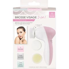 Cosmetic Club Cepillo Facial 3 en 1 1ud