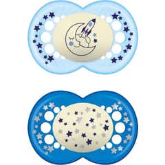 Mam Original Night Silicone +6M 2 Unità