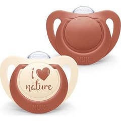 Nuk For Nature Chupete Silicona 18-36 Meses 2uds