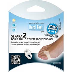 Gel separatore a doppio anello Herbifeet 1pc