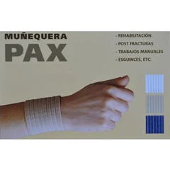 Pax muñequera rígida velcro azul 1ud