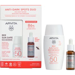 Apivita Bee Sun Safe Reparación Antiedad Diaria SPF50 50 ml + Sérum 10 ml