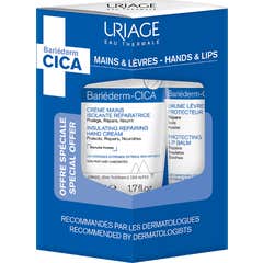 Uriage Bariederm-Cica Crema Manos 50 ml + Bálsamo Labial 15 ml