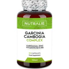 Nutralie Garcinia Cambogia Complex + Cromo + Zinc + B2 y B6 90caps