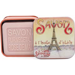 La Savonnerie de Nyons Jabón Lata Metal Torre Eiffel 100g