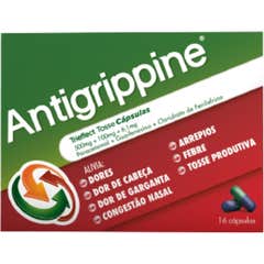 Antigrippine Trieffect Tosse 500mg + 6.1mg + 100mg 16caps