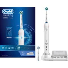 Oral-B Weiße wiederverwendbare elektronische Zahnbürste