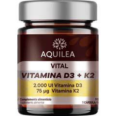 Aquilea Vital Vitamin D3 + K2 90 kapsler