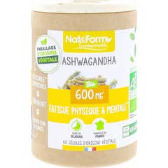 Nat&Form Ashwagandha Bio 600mg 60 Perlas