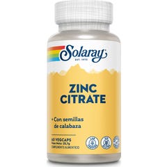 Solaray Zinc Citrato 50mg 60caps