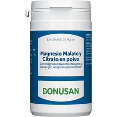 Bonusan Magnesio Malato y Citrato Polvo 130g