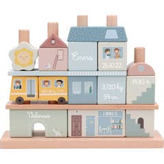 Tutete Torre Apilable de Madera Birth City 1 ud
