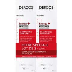 Dercos Pack Energy+ Champú Estimulante 2x400ml