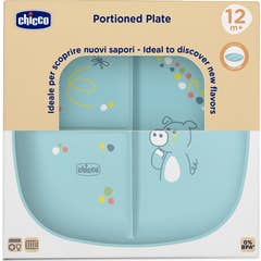 Chicco Plato con Compartimentos 12M+ Azul 1ud