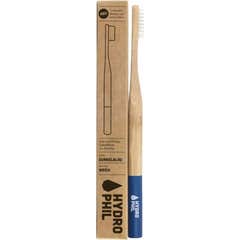 Cepillo de Dientes de Bambú Azul Suave Lamazuna Hydrophil para Niños