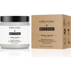 Organiczny i botaniczny mandarynkowy pomarańczowy i masło shea Krem do ciała 100ml