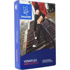Thuasne Venoflex 2 Simply Coton Fin Calcetín Crema TN2 1 Par
