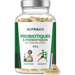 Nutri&Co Probiotics and Prebiotics 60caps