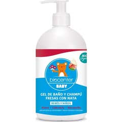 Biocenter Baby Gel Baño y Champu Fresa 500ml