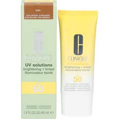 Clinique UV Solutions Brightening + Tinted Deep SPF50 Protector Solar 40 ml