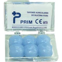 Prim Tapones Oidos Silicona Azul 6 U