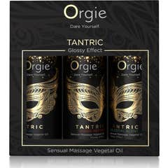 Orgie Tantric Kit Sensual Massage Vegetal Oil 3x30ml