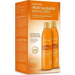 Kativa Post Alisado Brasileño Kit 2uds