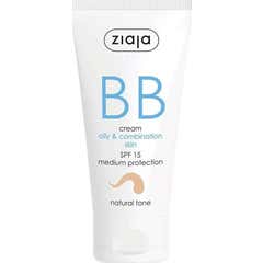 Ziaja Bb Cream Pieles Grasas Y Mixtas Spf15 Tono Natural 50ml