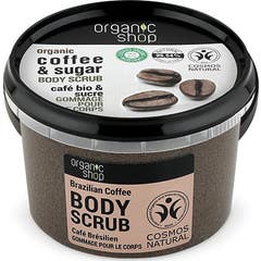 Organic Shop esfoliante corpo scrub caffè brasiliano 250ml