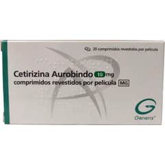 Generis Cetirizina Aurobindo 10mg 20comp