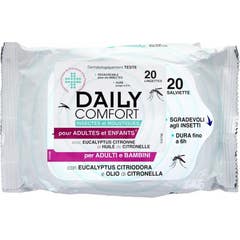 Daily Comfort Repellent Wipes 20uds