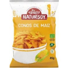 Natursoy Conos de Maíz Toque de Queso Bio 85g