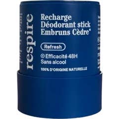 Respire Recarga Desodorante Stick Bruma de Cedro 50 g