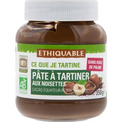Ethiquable Cacao Nocciola Crema Bio 350g