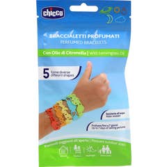 Chicco Pulsera Perfumadas Aceite de Citronela 5 uds