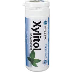 Miradent Xylitol Menthe Sans Sucre Chewing-gum 30 uds