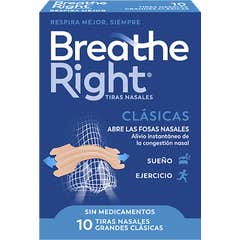 Breathe Right® Large Nasal Strips 10 pieces