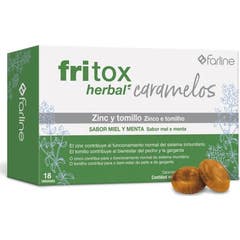 Farline Fritox Herbal Honing Munt 18 stuks