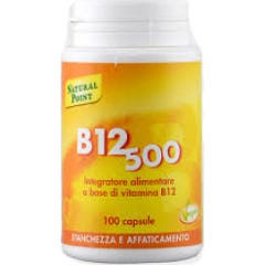 Natural Point B12 Cyanocobalamin 500Mcg (Producto Vegano)