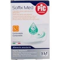 PiC Soffix Med with post-operative bactericide adhesive dressing 5x7 5 uts