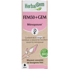 Complesso di erbe FEM50+GEM Biologico FEM50+GEM 30ml